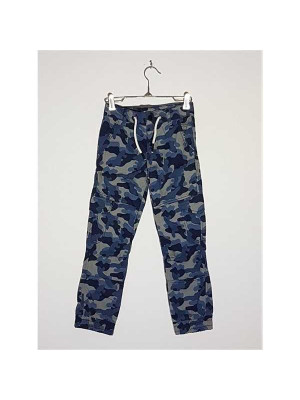 Pantaloni lungi pentru baieti cu imprimeu camuflaj In Extenso