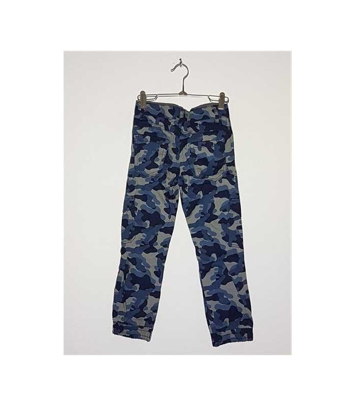 Pantaloni lungi pentru baieti cu imprimeu camuflaj In Extenso