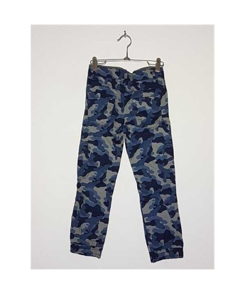 Pantaloni lungi pentru baieti cu imprimeu camuflaj In Extenso