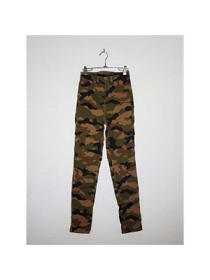 Pantaloni pentru copii model cu talie inalta H&M