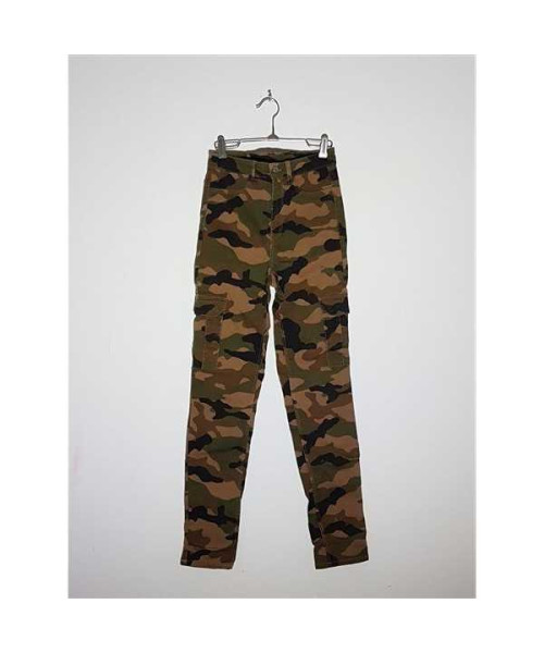 Pantaloni pentru copii model cu talie inalta H&M