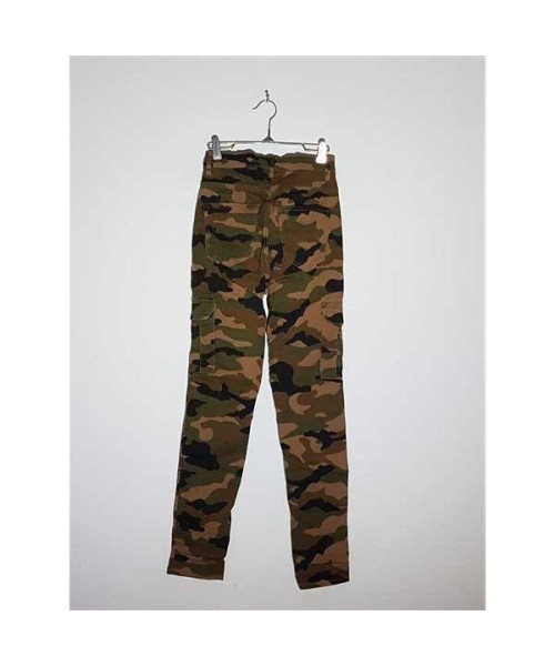 Pantaloni pentru copii model cu talie inalta H&M