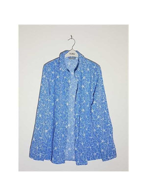 Camasa dama deosebita cu imprimeun floral alb DOROTHY PERKINS