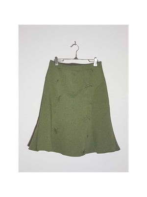 Fustita dama clos cu frunzulite cusute marimea 46