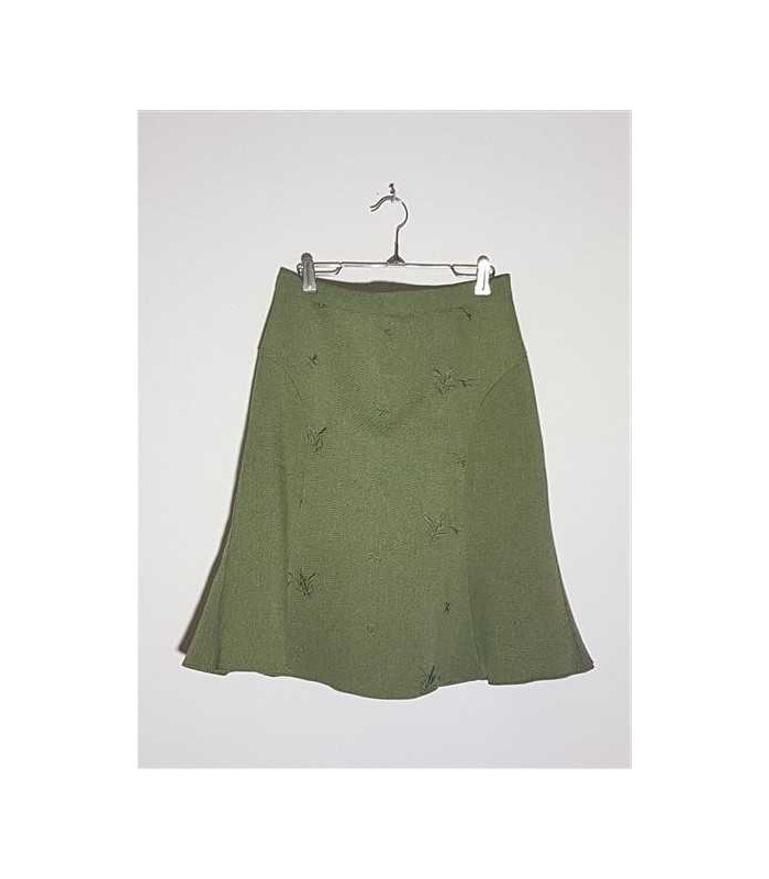 Fustita dama clos cu frunzulite cusute marimea 46