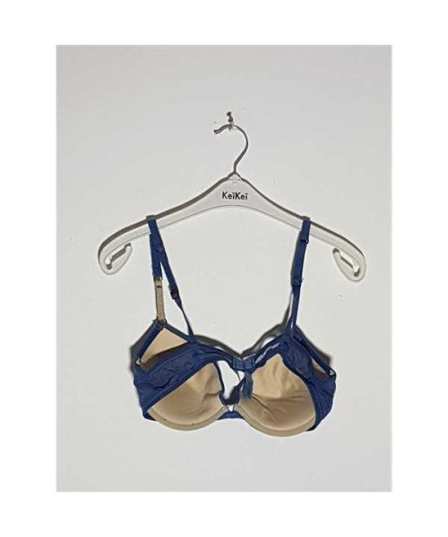 Sutien dama cu bretele inguste reglabile Denim