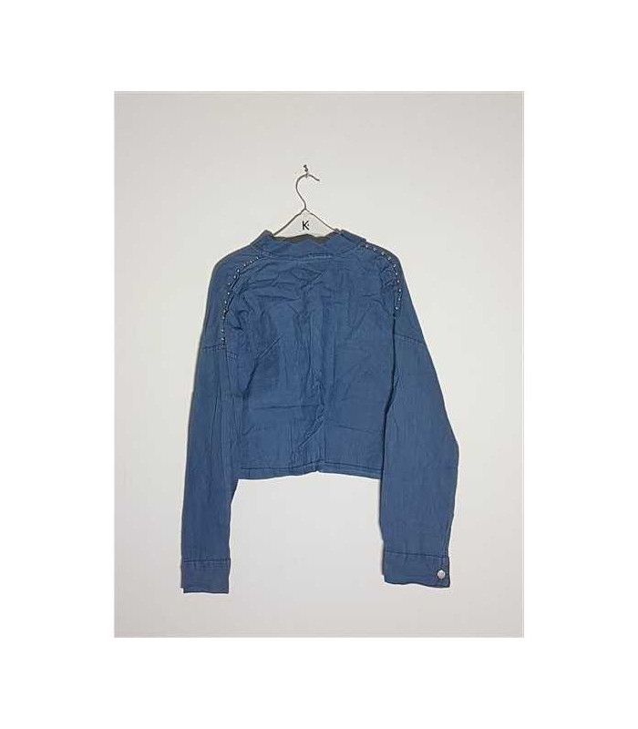 Camasa dama de blugi model scurt in talie BERHAN