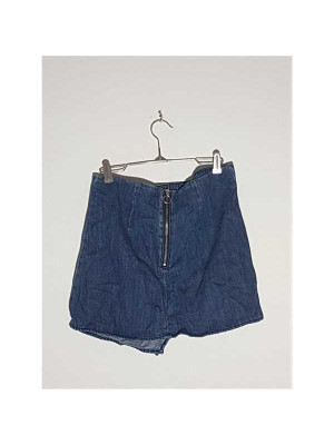 Fustita dama scurta de blugi MANGO 2