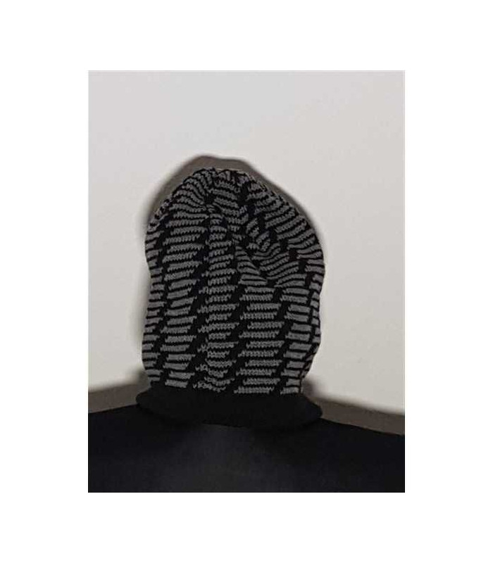 Caciula dama in doua culori