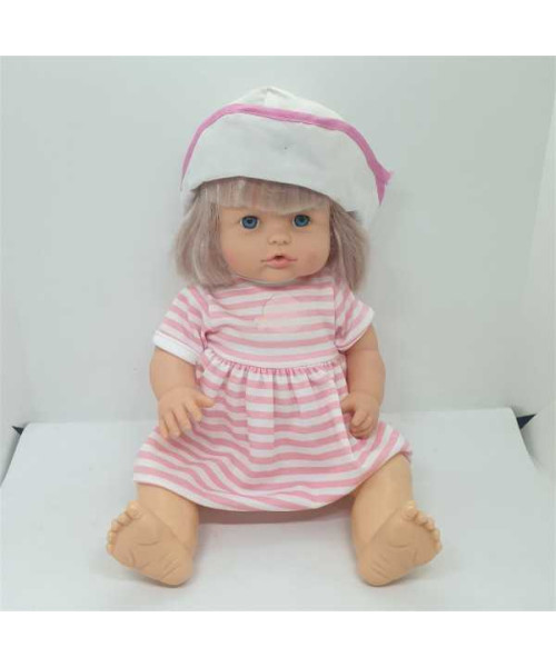 Papusa pentru fetite cu parul blond 35 cm