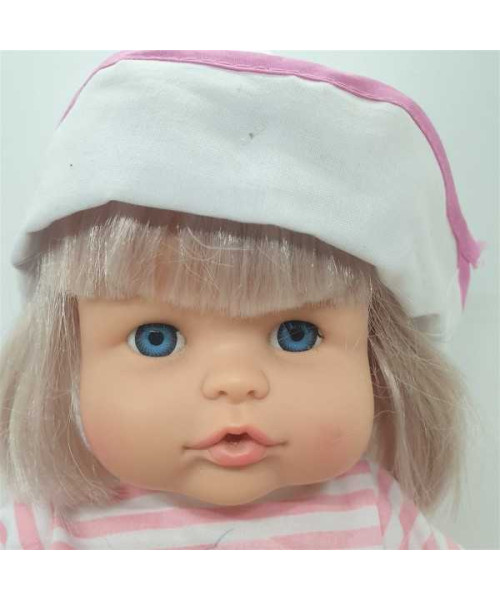 Papusa pentru fetite cu parul blond 35 cm