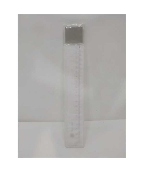 Rigla din plastic transparent 20 cm