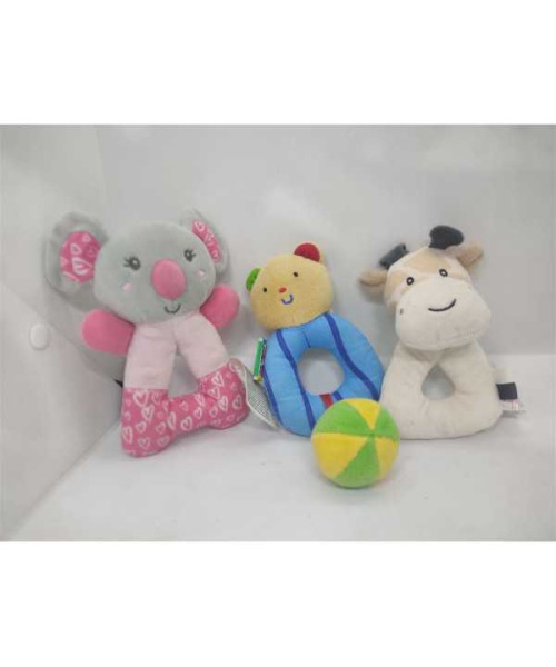 Zornaitoare din plus model Soricel vacuta si ursulet