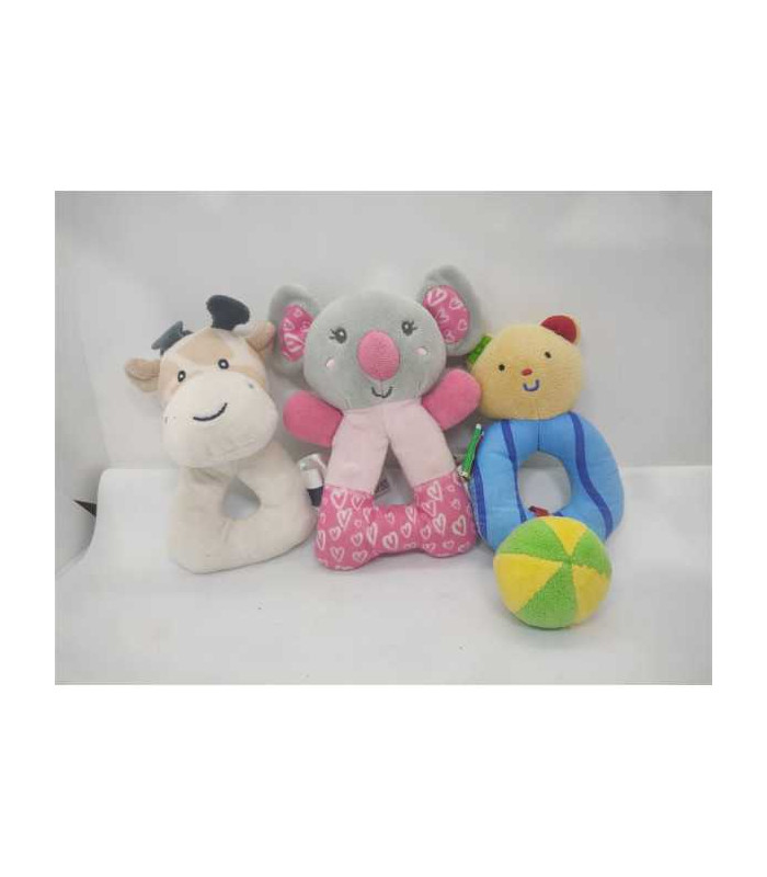 Zornaitoare din plus model Soricel vacuta si ursulet