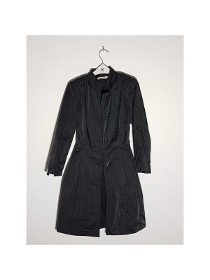 Trench dama culoare negru model cu nasturi Atmosphere