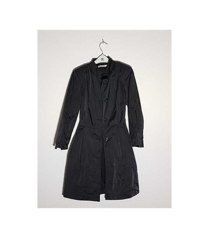 Trench dama culoare negru model cu nasturi Atmosphere