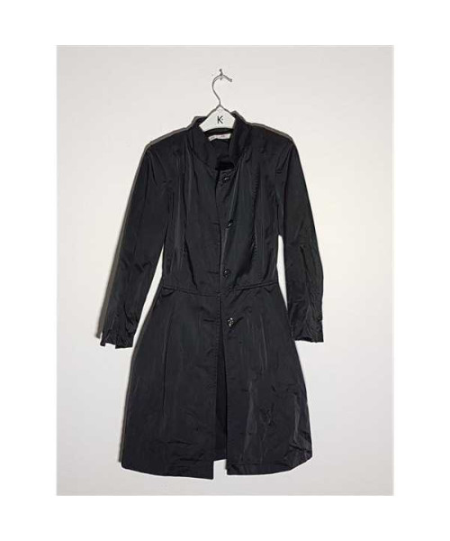 Trench dama culoare negru model cu nasturi Atmosphere