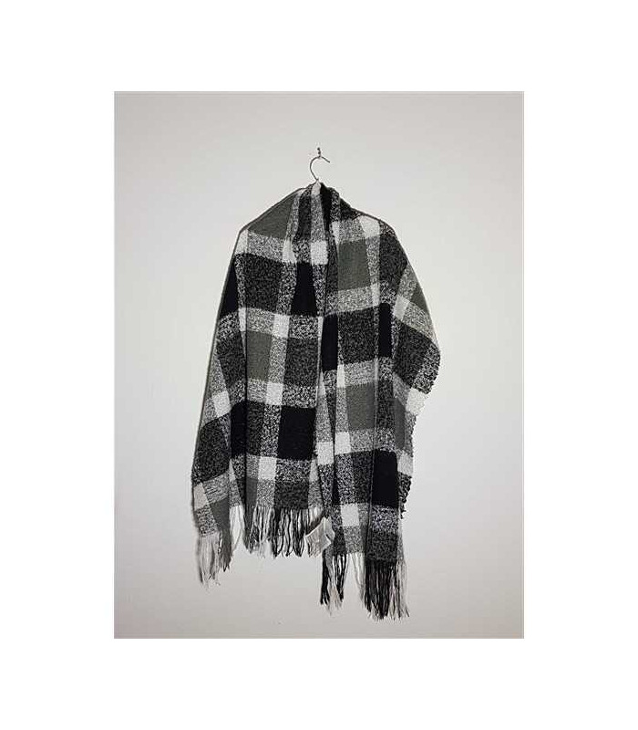 Sal dama in carouri model cu franjuri Accessoires