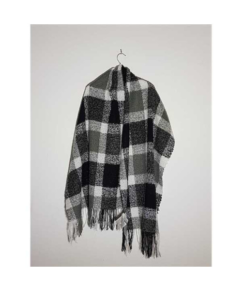 Sal dama in carouri model cu franjuri Accessoires