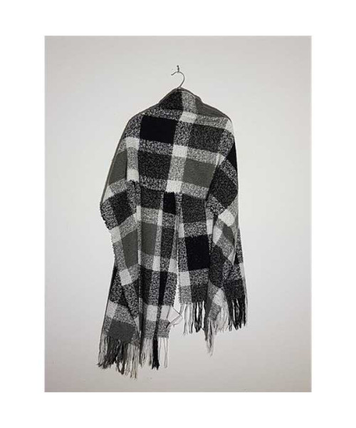 Sal dama in carouri model cu franjuri Accessoires