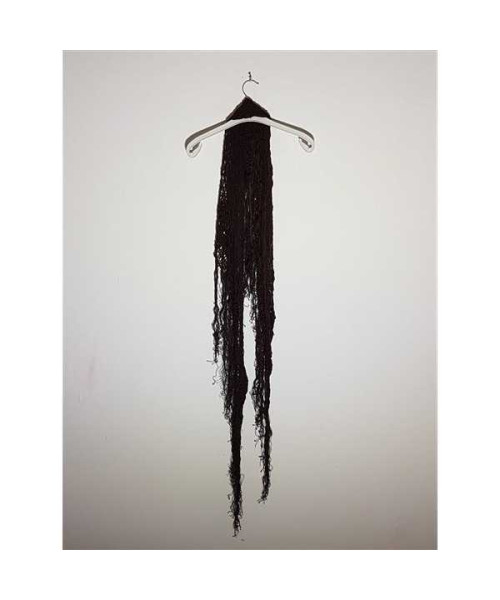 Esarfa dama tricotata model plasa cu franjuri