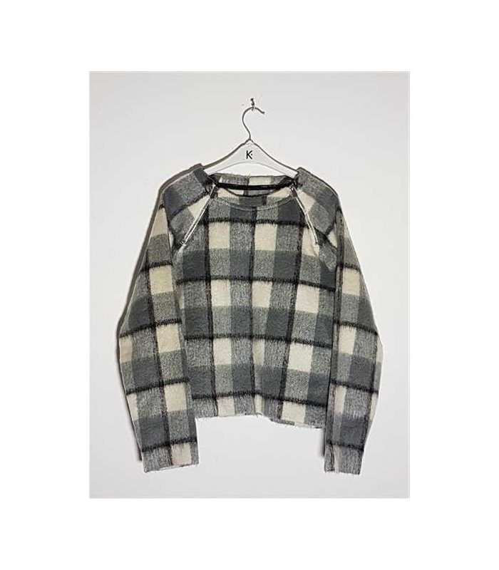 Bluza dama pufoasa in carouri