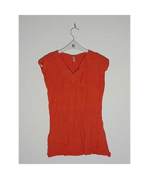 Bluzita de vara fara maneci cu decupaj la piept Ma Dame