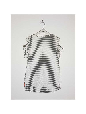 Tricou de vara pentru copii model decupat la umeri C&A 2