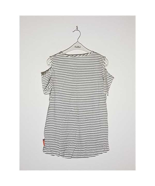 Tricou de vara pentru copii model decupat la umeri C&A