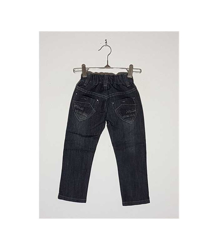 Pantaloni Jeans fetite cu strasuri la buzunare model Uni