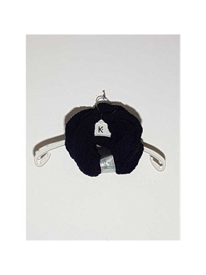 Fular dama circular culoare bleumarin Silver Star