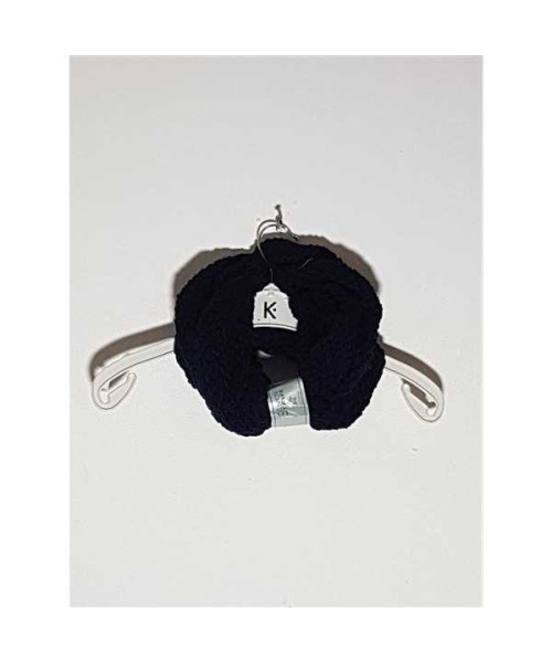 Fular dama circular culoare bleumarin Silver Star