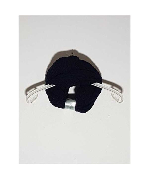 Fular dama circular culoare bleumarin Silver Star