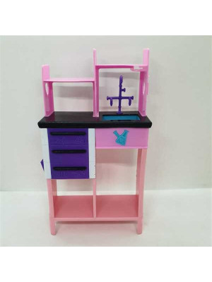 Set mobilier din plastic pentru papusi 2