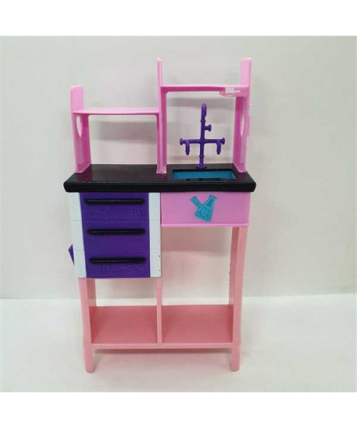 Set mobilier din plastic pentru papusi