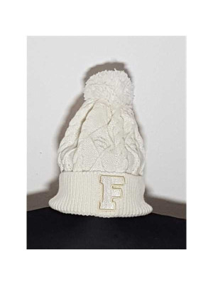 Caciula tricotata cu imprimeu litera F Sinsay