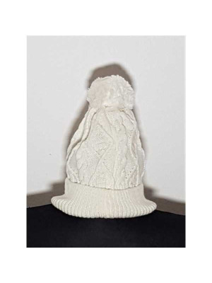 Caciula tricotata cu imprimeu litera F Sinsay 2