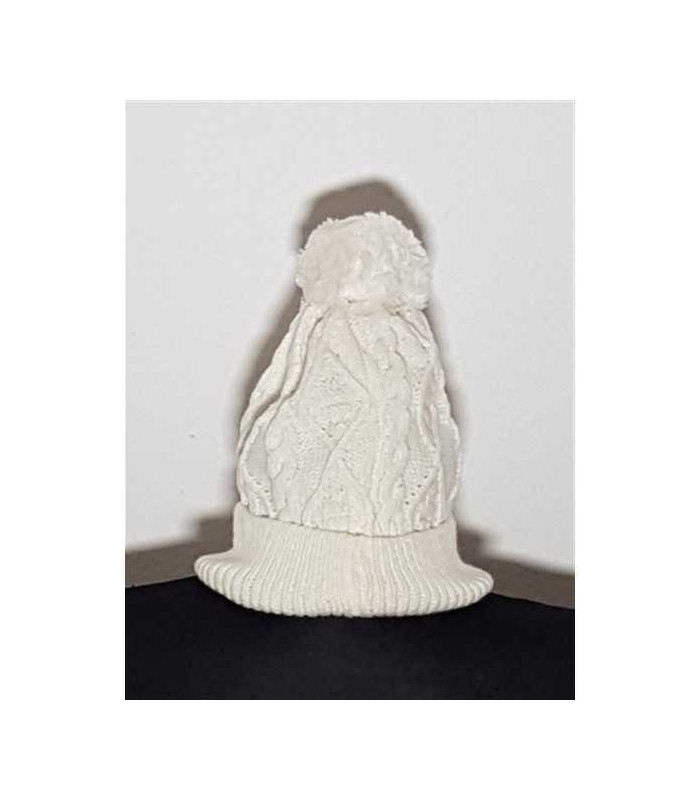 Caciula tricotata cu imprimeu litera F Sinsay