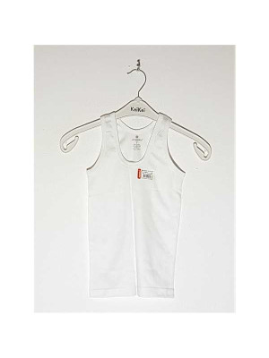 Maieu din bumbac pentru copii culoare alb CEYLANOGLU marime 3-4 ani