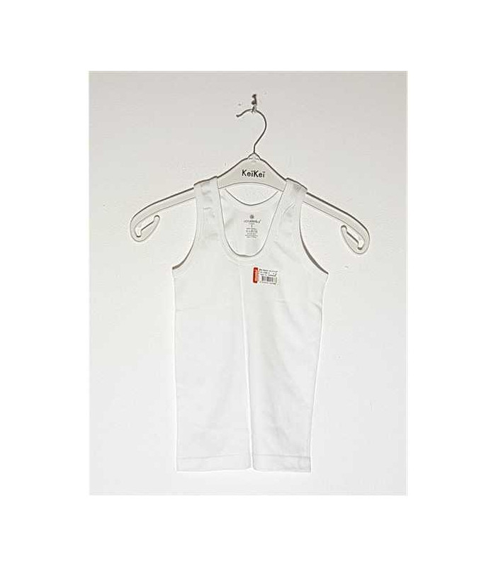 Maieu din bumbac pentru copii culoare alb CEYLANOGLU marime 3-4 ani