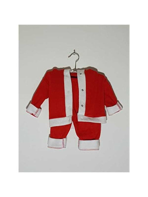 Costum de mos pentru copii model din 2 piese