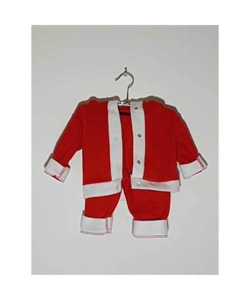 Costum de mos pentru copii model din 2 piese