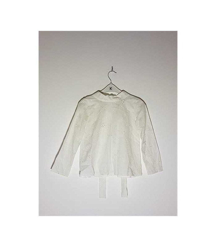 Bluzita deosebita pentru fetite model cu cusaturi florale 8-9 aniA COSTA