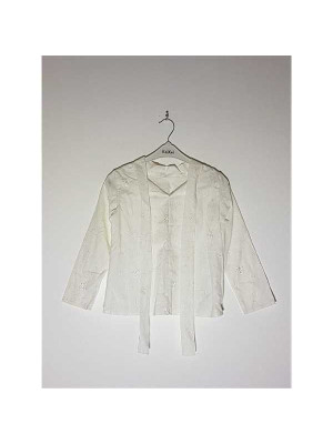 Bluzita deosebita pentru fetite model cu cusaturi florale 8-9 aniA COSTA 2