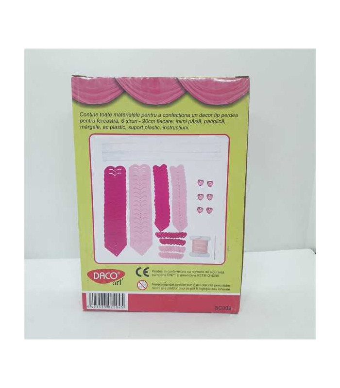 Set creativ La fereastra cu inimi