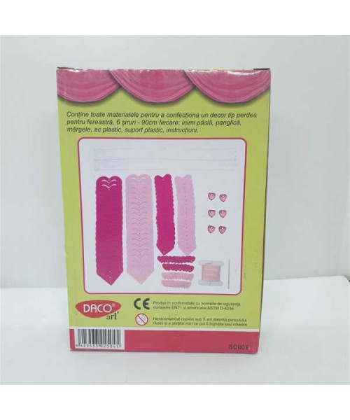 Set creativ La fereastra cu inimi