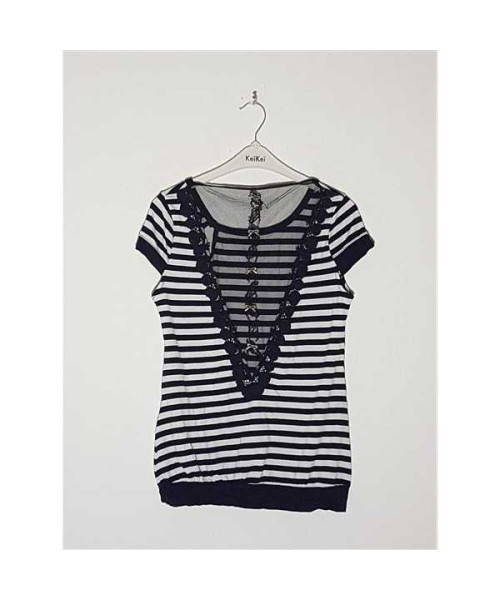 Tricou dama transparent la spate ELETTI