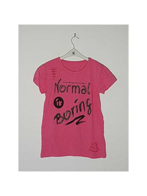 Tricou dama cu imprimeu grafic pe piept