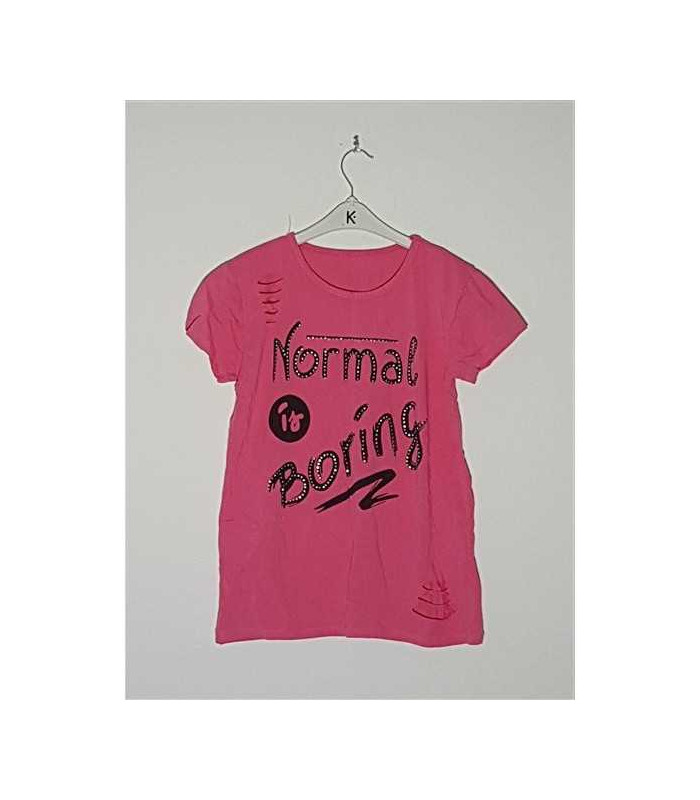 Tricou dama cu imprimeu grafic pe piept