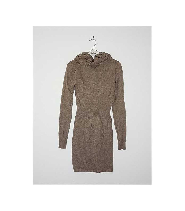 Rochita dama tricotata model cu guler rasucit Wellspring